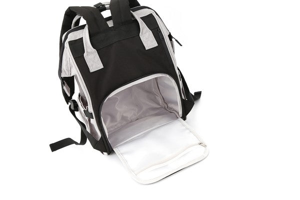 TRAVEL BACKPACK MULTIPLE PICKET DESIGN