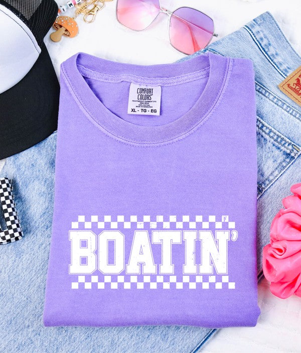 Boatin Comfort Color Graphic Tee