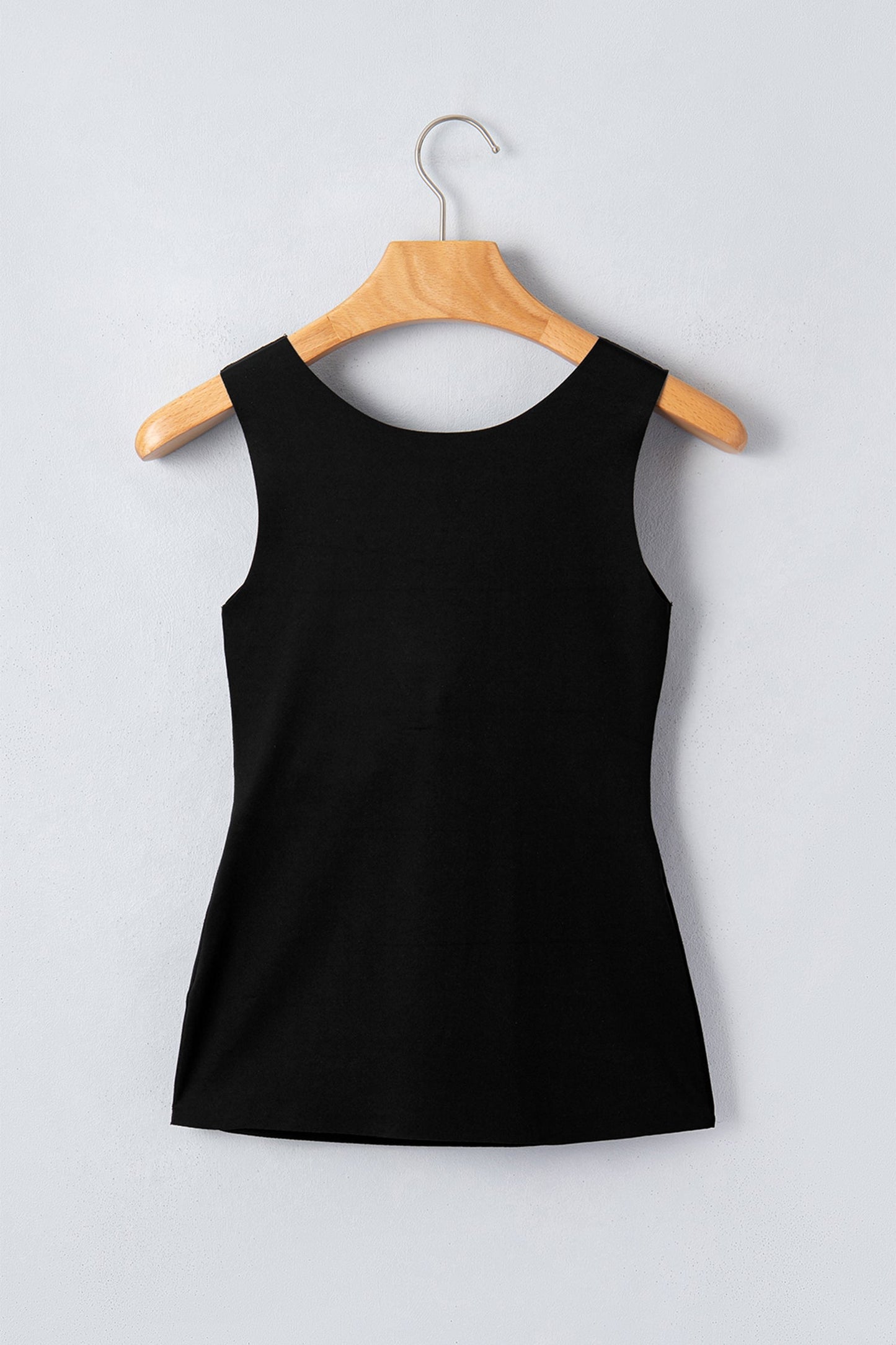 Solid Wide Strap Athleisure Tank Top