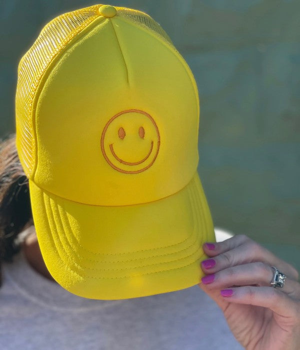 Yellow Smiley Hat