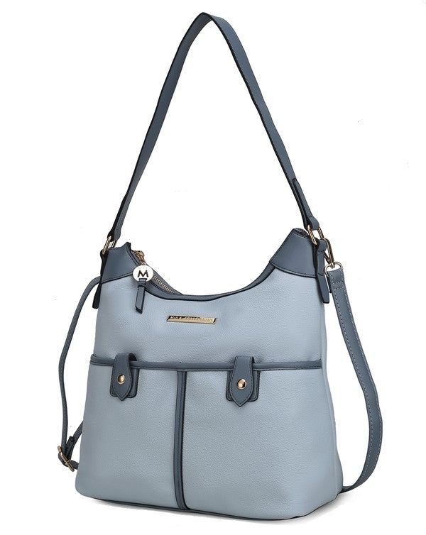 MKF Harper Vegan Leather Shoulder Bag by Mia K