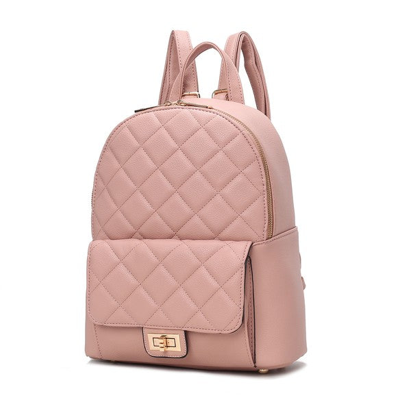 MKF Dimitria Quilted  Women  Backpack by Mia K