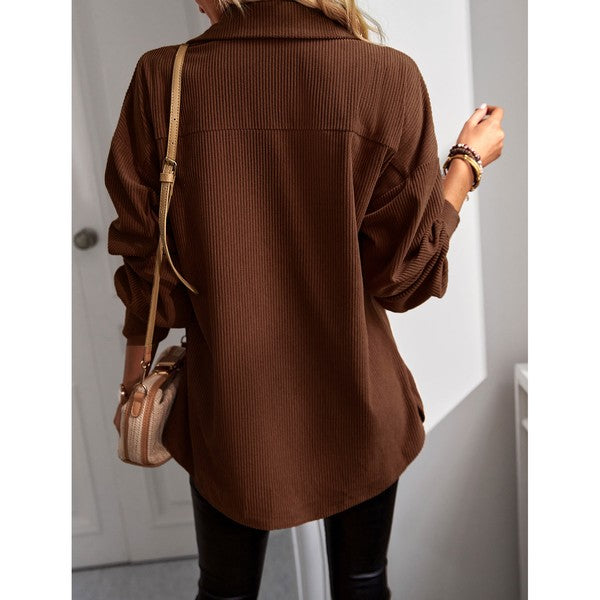 Womens Shacket Jacket Shirts Blouses Tops