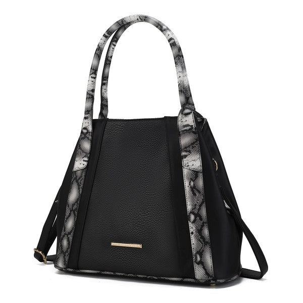 MKF Kenna Snake embossed Tote Bag by Mia K