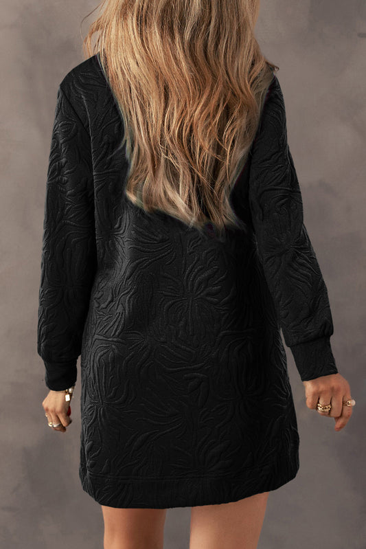 Mikaela Zipper Shift Mini Dress