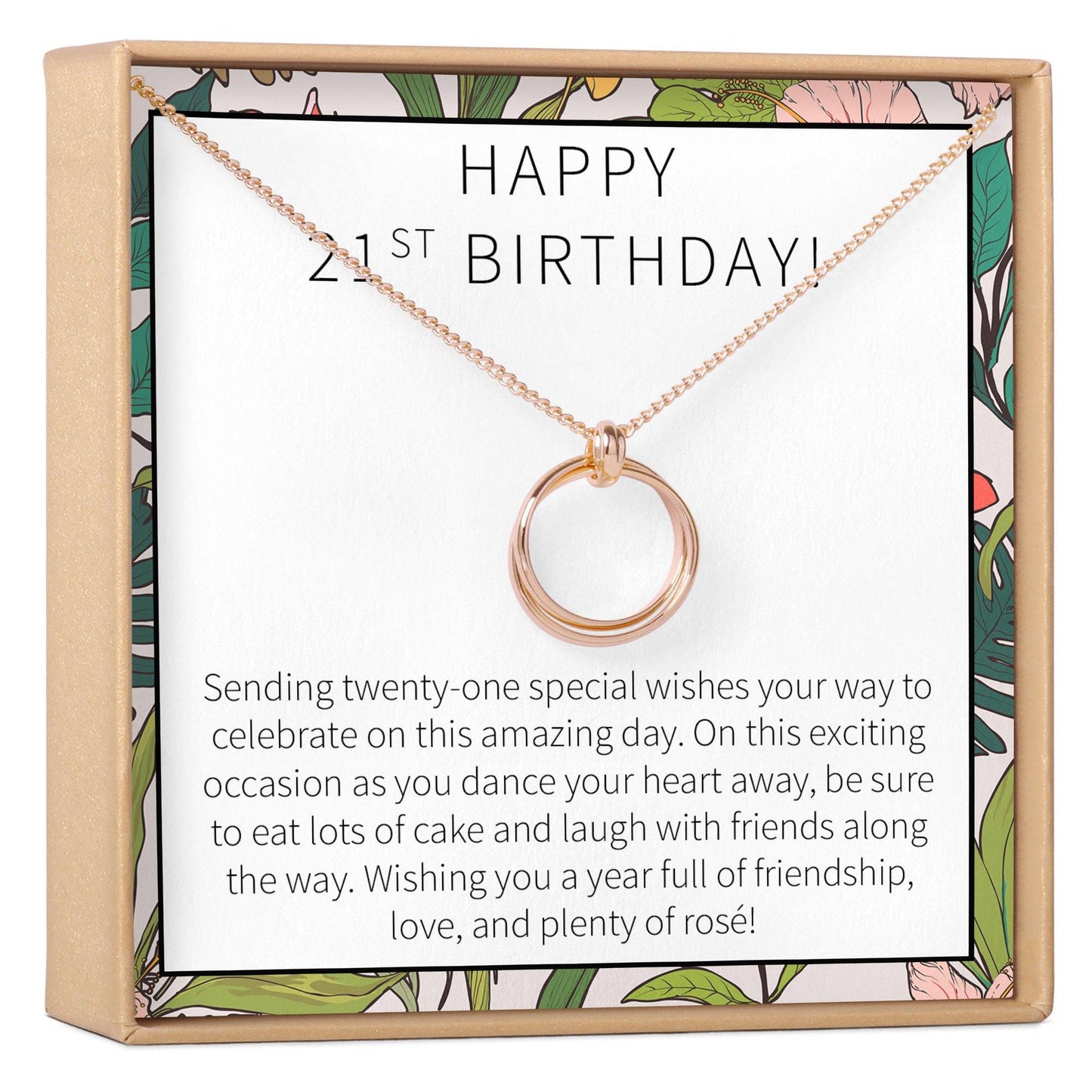 21st Birthday Necklace