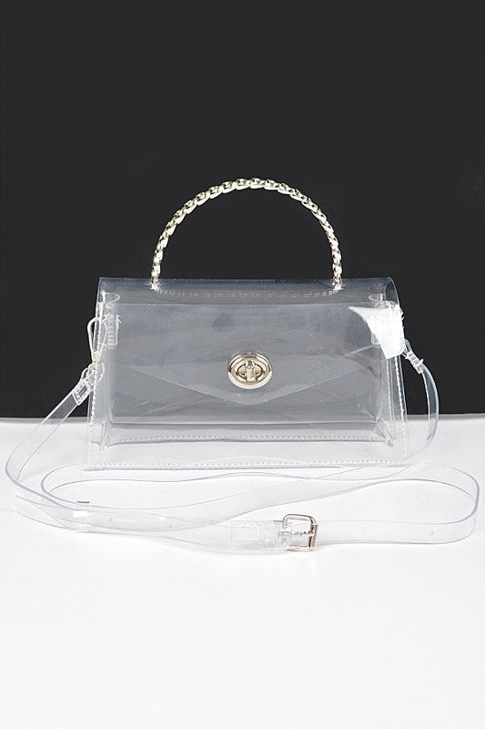 Top Handle Stadium Transparent Clear Bag