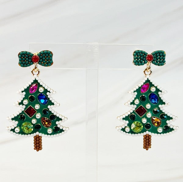 Dress Up Your Tree Dangle Earrings