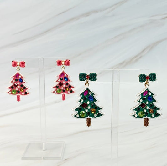 Dress Up Your Tree Dangle Earrings