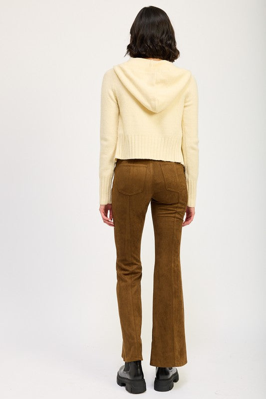 Cropped Hoodie Zip Up | Modern Boutique Fashion