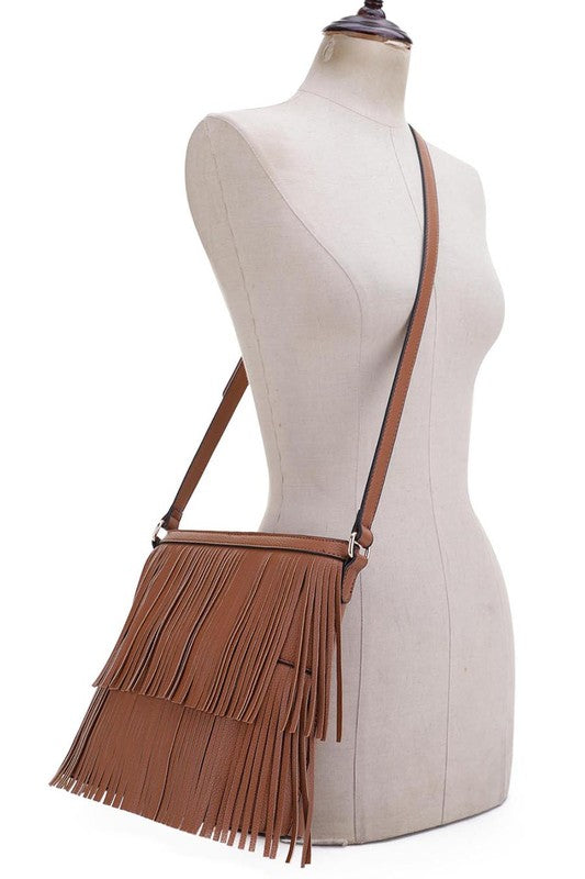 Western Fringe Crossbody Bag