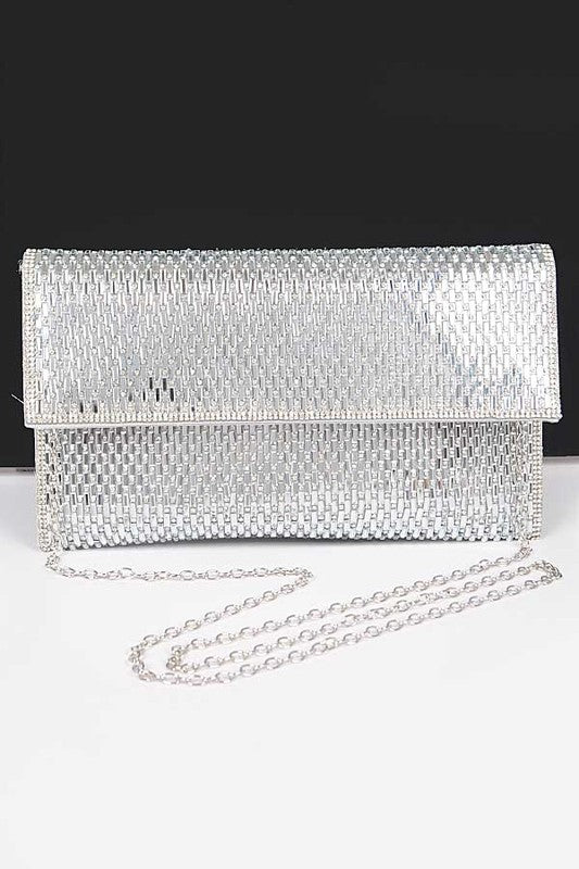 Rhinestone Iconic Envelope Clutch | Modern Boutique Fashion