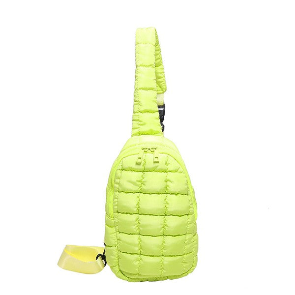Skyler Quilted Puffer Sling | Modern Boutique Fashion