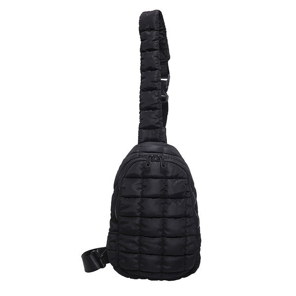 Skyler Quilted Puffer Sling | Modern Boutique Fashion