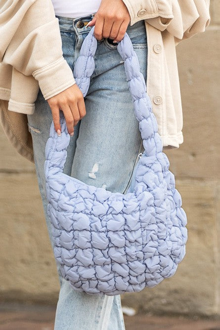 Dale Quilted Puffer Shoulder Bag