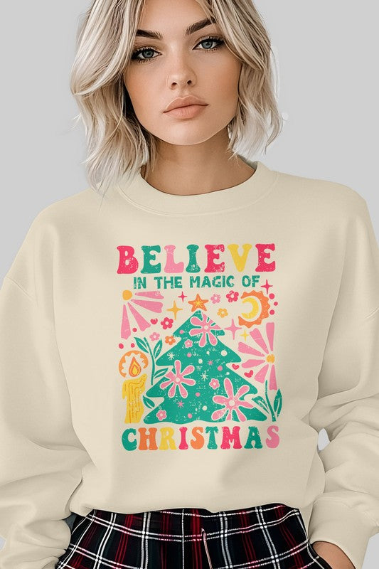 Retro Boho Christmas Sweatshirt