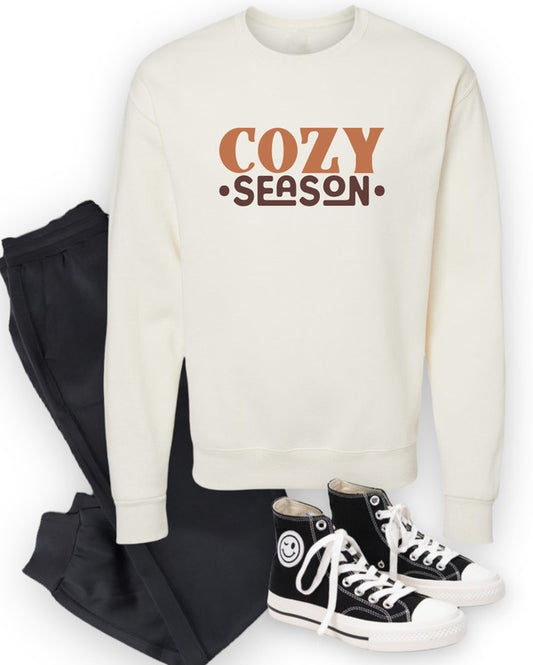 Cozy Season Graphic Crew Sweatshirt