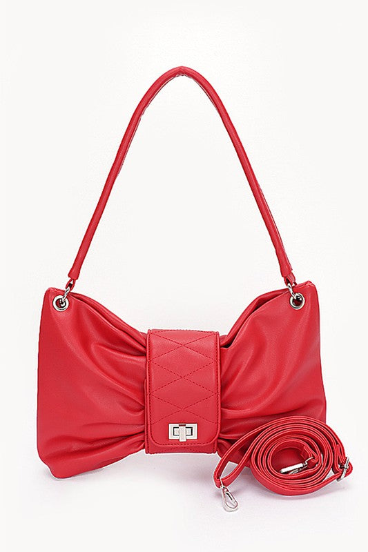 Oversize Bow Shape Shoulder Bag | Modern Boutique Fashion
