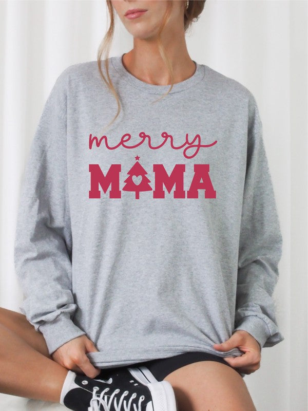 Merry Mama Cozy Crew Sweatshirt