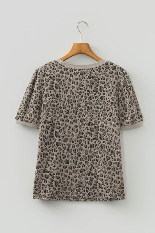 Zoya Print Short Sleeve Top stylish women's boutique wear