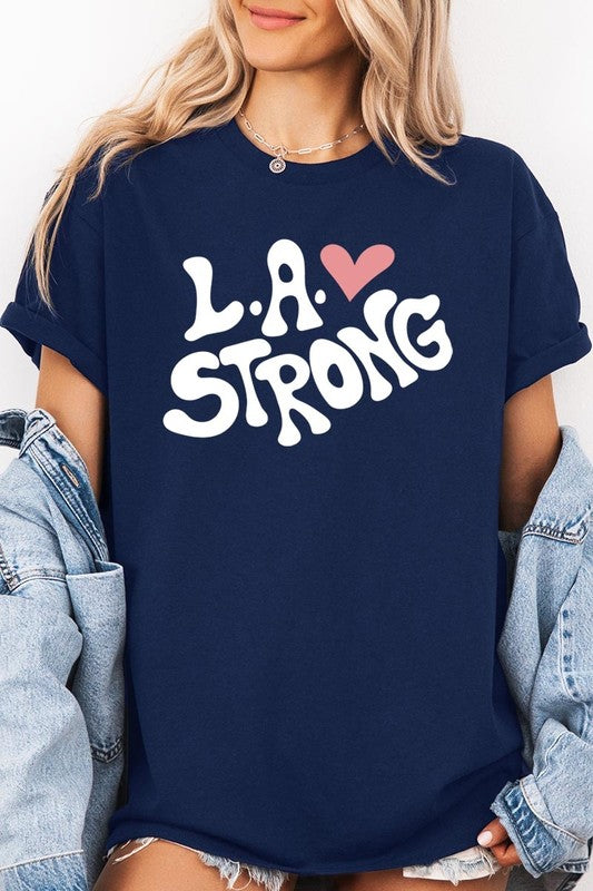 LA Strong Graphic Heavy Cotton Tee