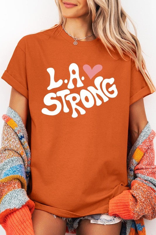 LA Strong Graphic Heavy Cotton Tee