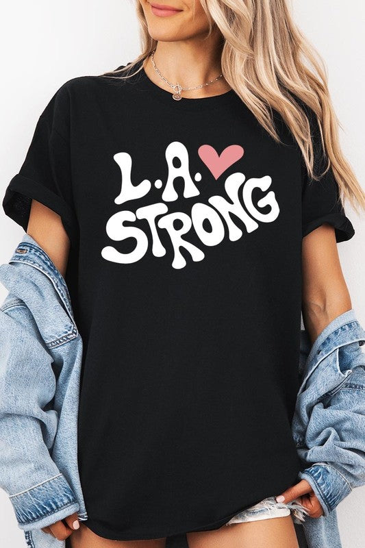 LA Strong Graphic Heavy Cotton Tee