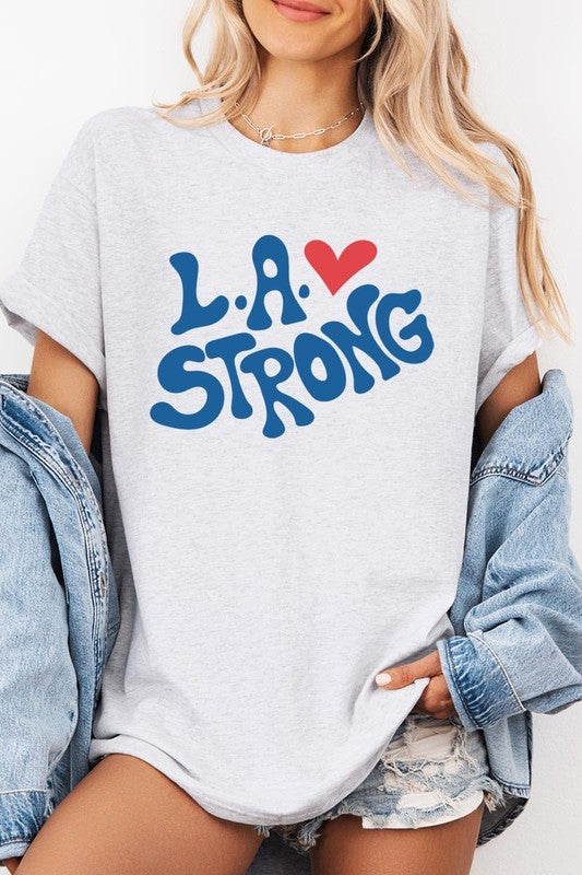 LA Strong Graphic Heavy Cotton Tee