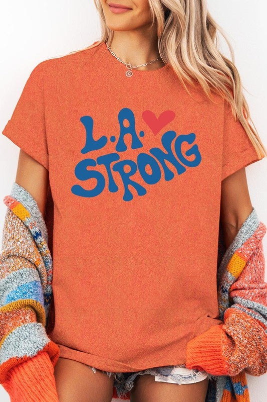 LA Strong Graphic Heavy Cotton Tee