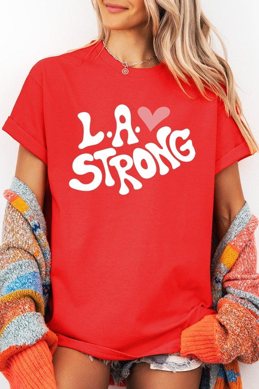 LA Strong Graphic Heavy Cotton Tee