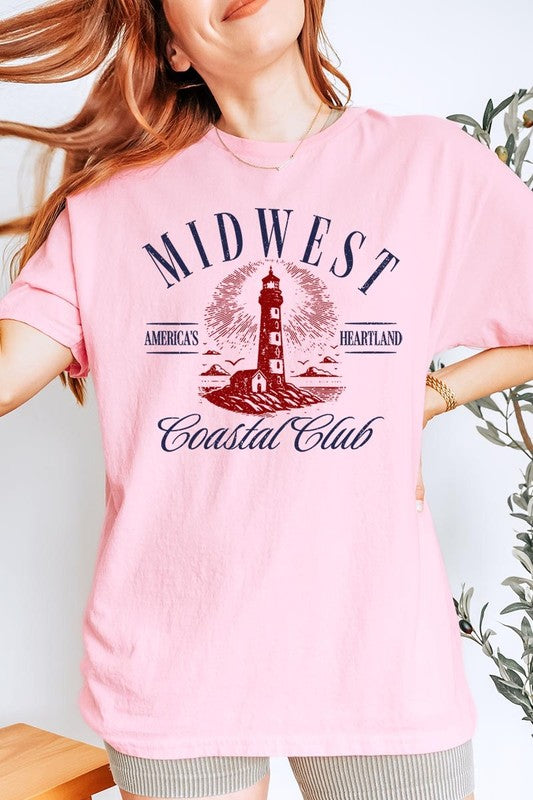 Midwest Coastal Club Graphic Heavy Cotton Tee