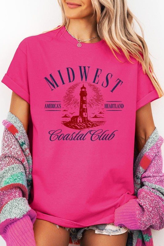 Midwest Coastal Club Graphic Heavy Cotton Tee