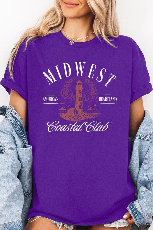 Midwest Coastal Club Graphic Heavy Cotton Tee