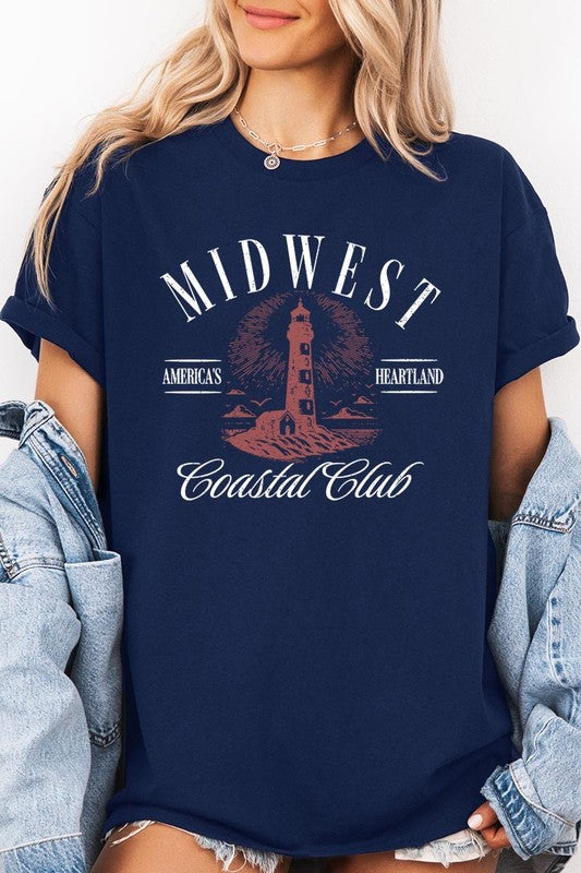 Midwest Coastal Club Graphic Heavy Cotton Tee