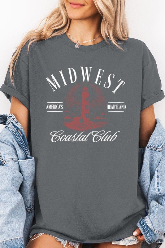 Midwest Coastal Club Graphic Heavy Cotton Tee