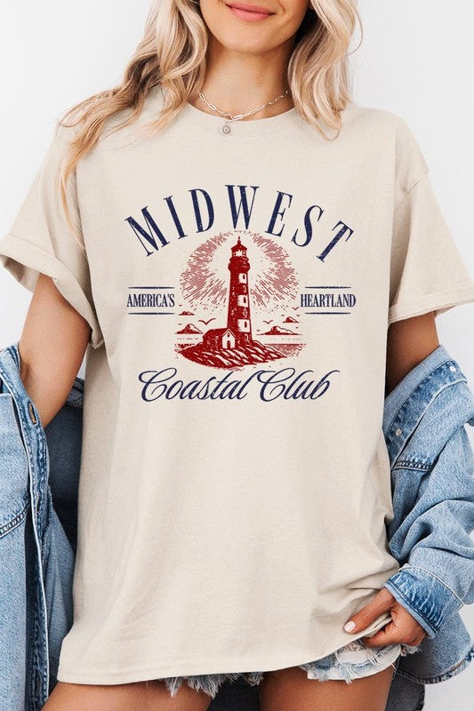 Midwest Coastal Club Graphic Heavy Cotton Tee