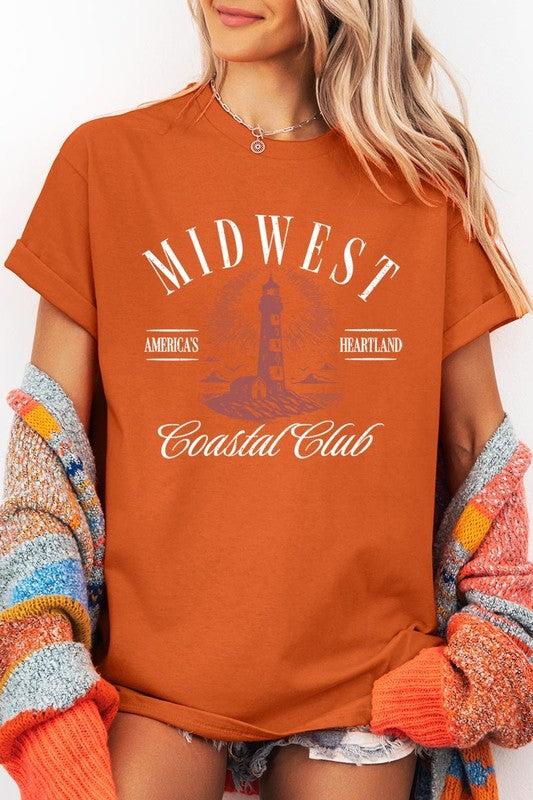 Midwest Coastal Club Graphic Heavy Cotton Tee