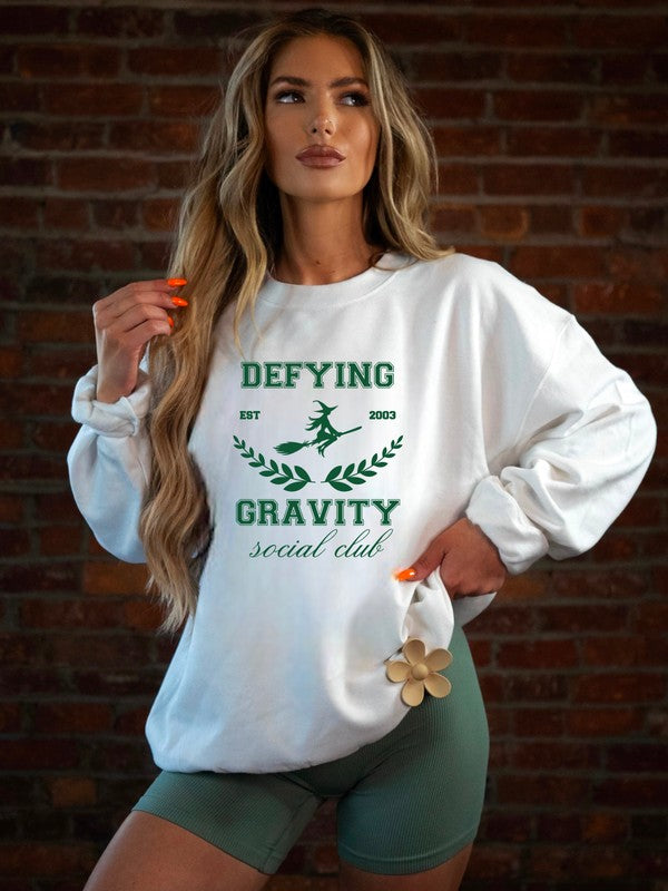 Defying Gravity Social Club Graphic Sweatshirt