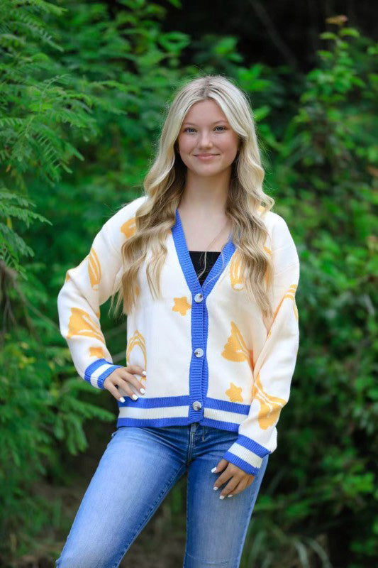 Pasta knit cardigan