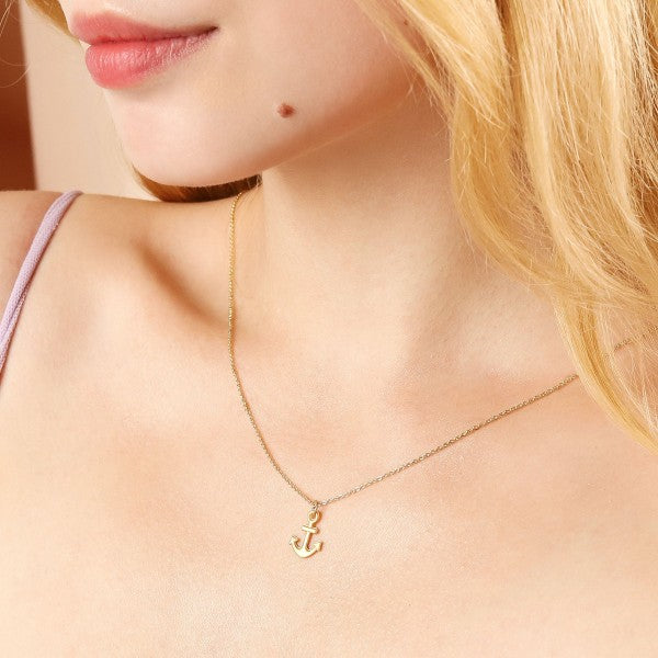 GOLD PLATED ANCHOR NECKLACE | MODERN EMPORIUM | MODERN EMPORIUM – trending fashion from Modern Emporium
