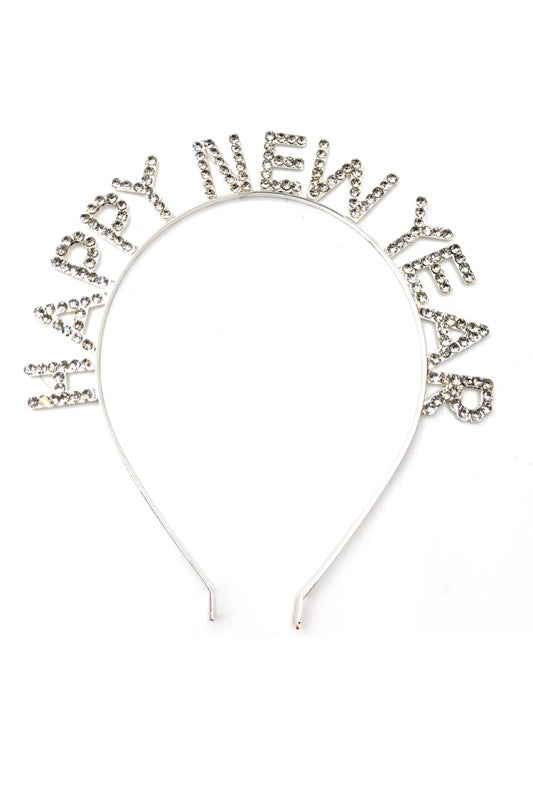 HAPPY NEW YEAR RHINESTONE HEADBAND SET | MODERN EMPORIUM – trending fashion from Modern Emporium