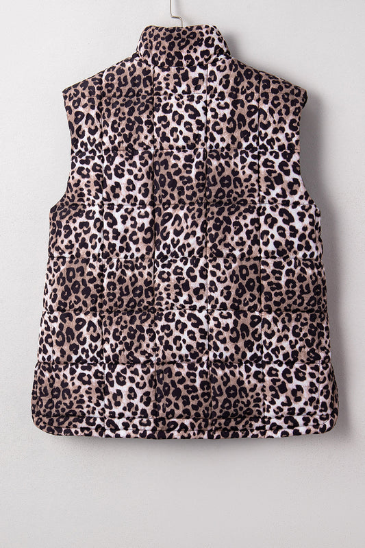 Aria Zipper Casual Puff Vest