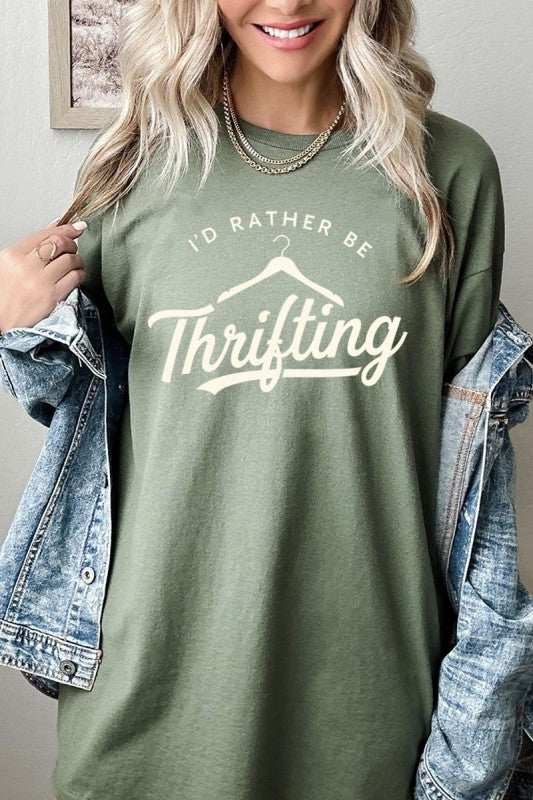 Thrifting Graphic Heavy Cotton Tee