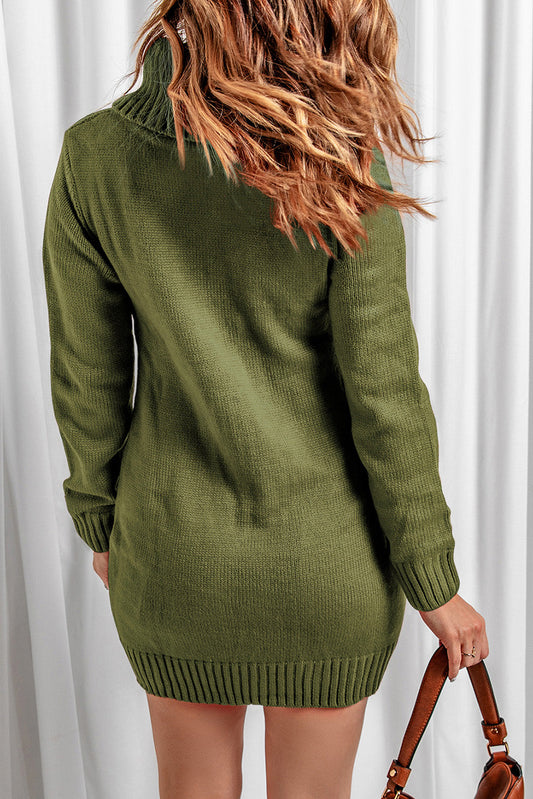 Isabella Cowl Cable Knit Sweater