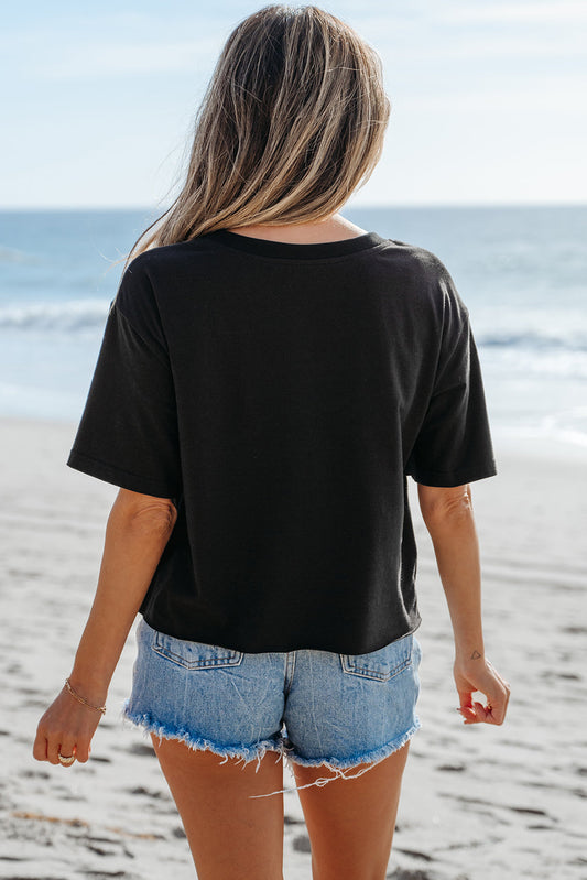 Checkerboard Peace Tee