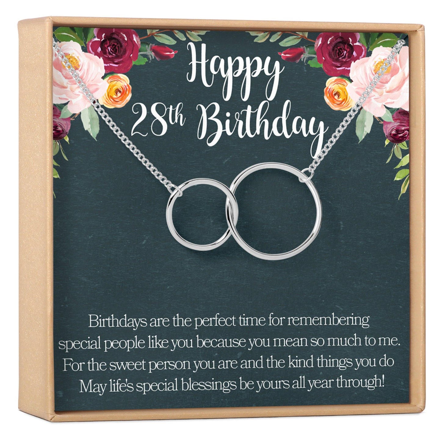 28th Birthday Necklace