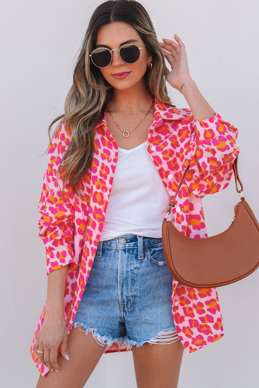 Harmoni Printed Up Loose Shirt
