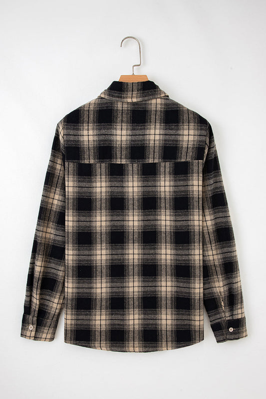 Meredith Double Flap Brushed Shacket