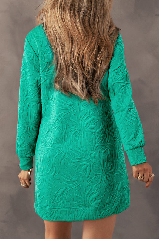 Amayah Zipper Shift Mini Dress