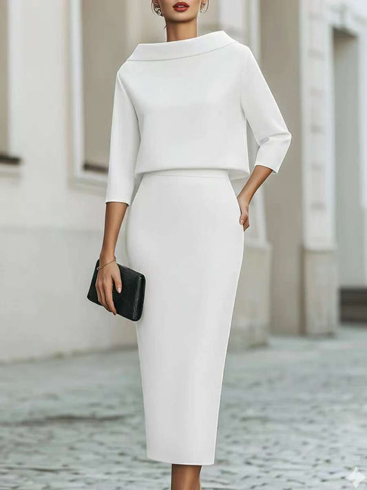 Women's Bodycon Skirt & Top Two-Piece Set — Urban Commute Fashion